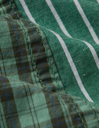 AEO Men's Plaid Stretch Cotton Boxer Short