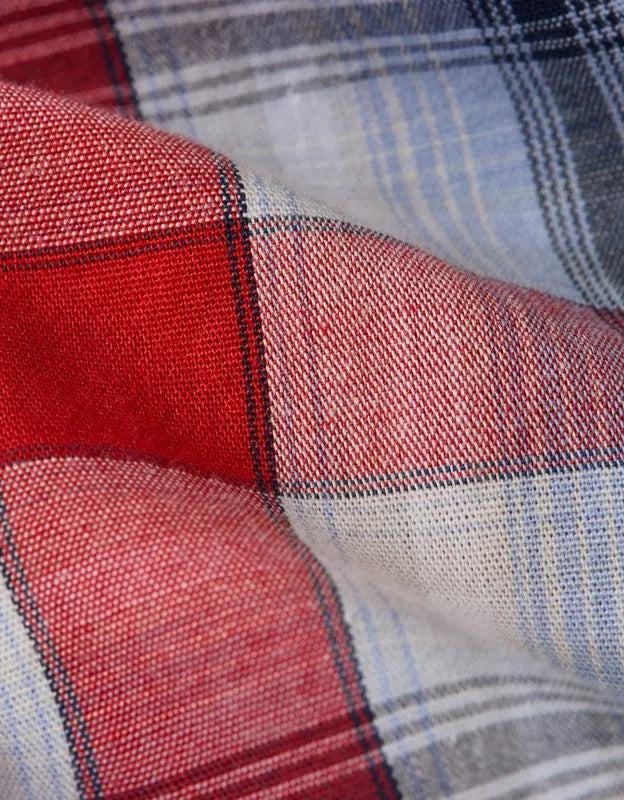 AEO Men's Plaid Stretch Cotton Boxer Short