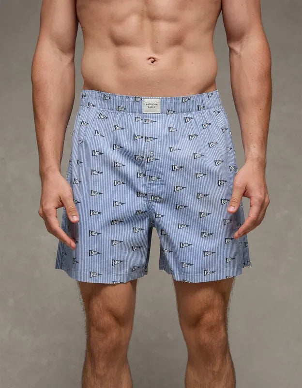 AEO Men's Stretch Cotton Boxer Short