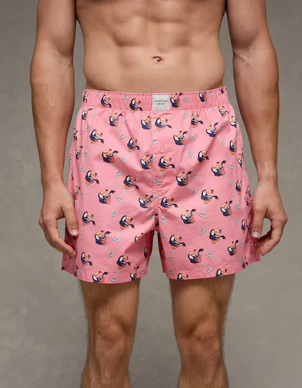 AEO Men's Stretch Cotton Boxer Short