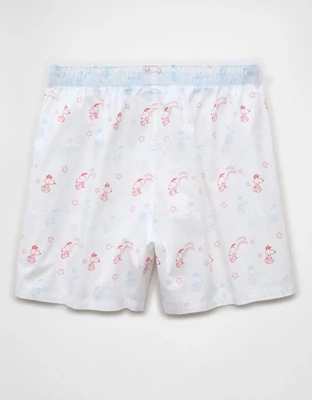 AEO Men's Snoopy Stretch Cotton Boxer Short