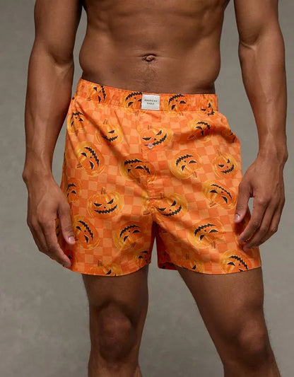 AEO Men's Halloween Stretch Cotton Boxer Short