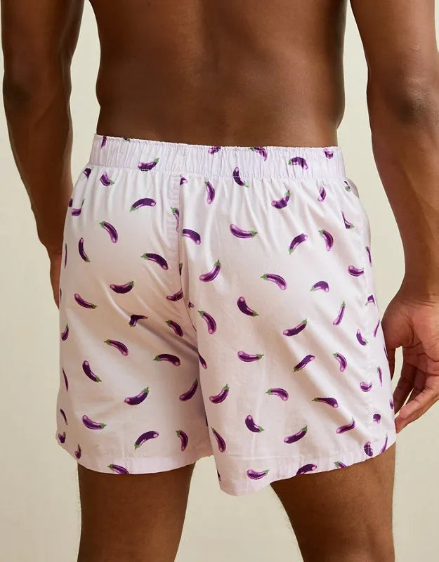 AEO Men's Food Stretch Cotton Boxer Short