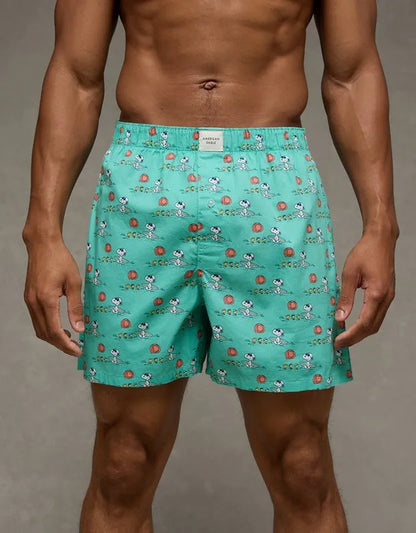 AEO Men's Snoopy Stretch Cotton Boxer Short