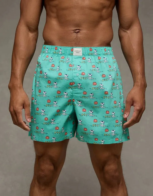AEO Men's Snoopy Stretch Cotton Boxer Short
