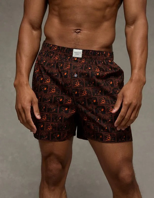 AEO Men's Halloween Stretch Cotton Boxer Short