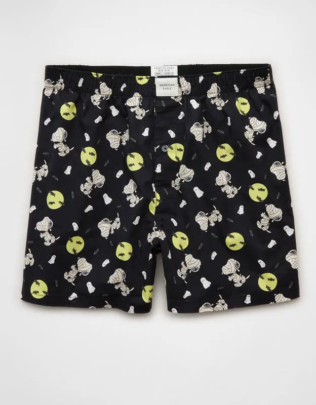 AEO Men's Halloween Snoopy Stretch Cotton Boxer Short