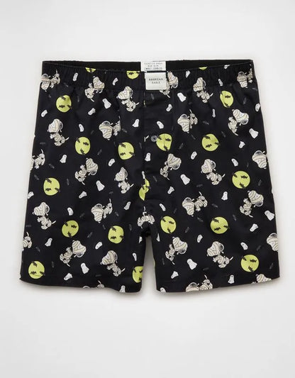 AEO Men's Halloween Snoopy Stretch Cotton Boxer Short