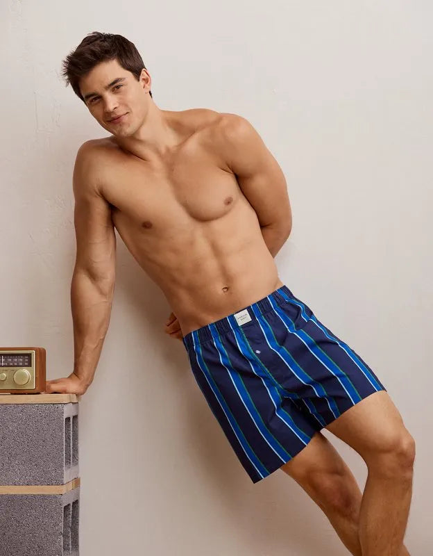 AEO Men's Stretch Cotton Boxer Short