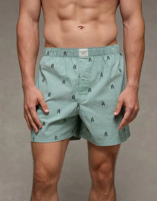 AEO Men's Stretch Cotton Boxer Short