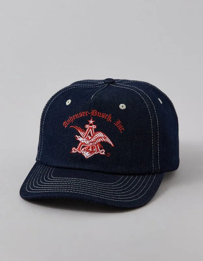 AE Anheuser Busch Denim Retro Hat