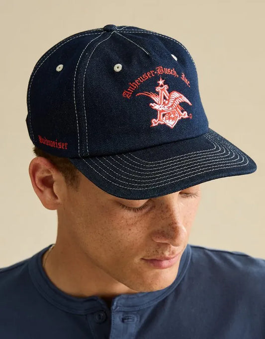 AE Anheuser Busch Denim Retro Hat
