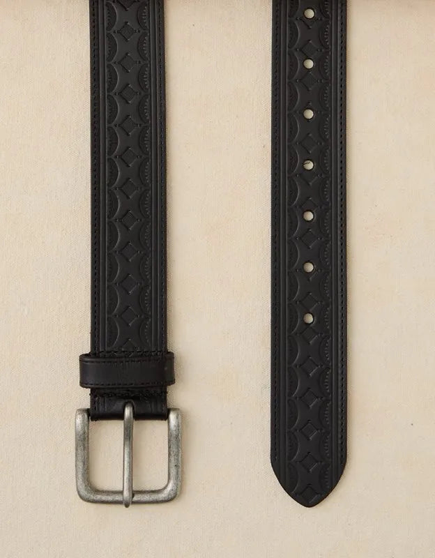 AE Tooled Leather Belt