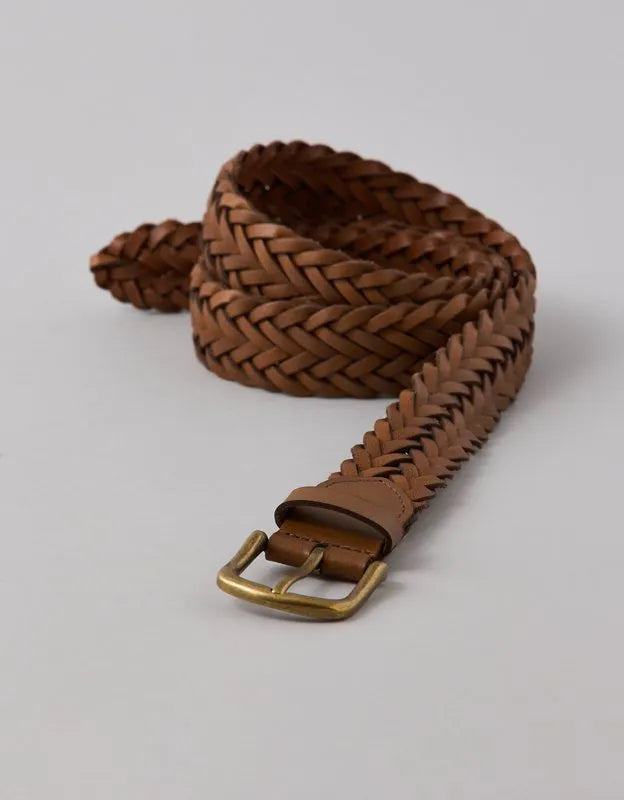 AE Braided Leather Belt