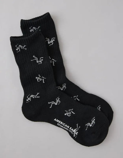 AE Graphic Crew Socks