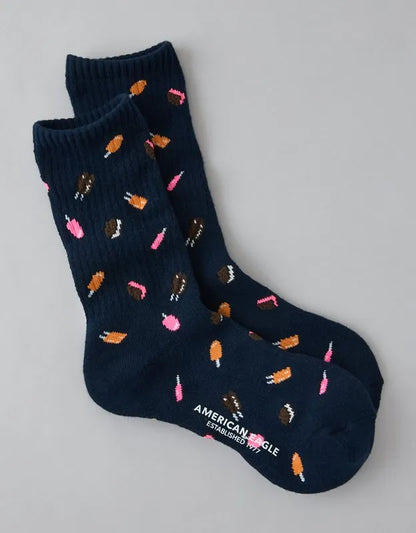AE Graphic Crew Socks