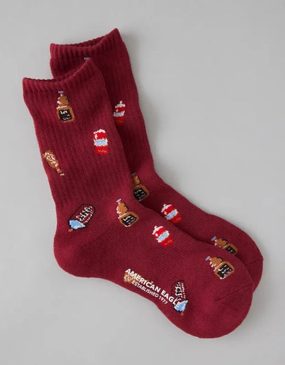 AE Graphic Crew Socks