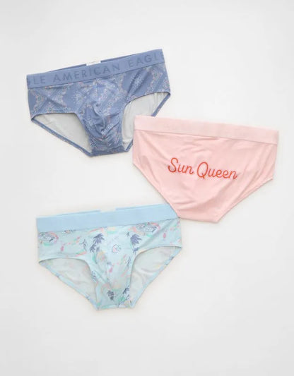 AEO Pride Men's Ultra Soft Brief 3-Pack