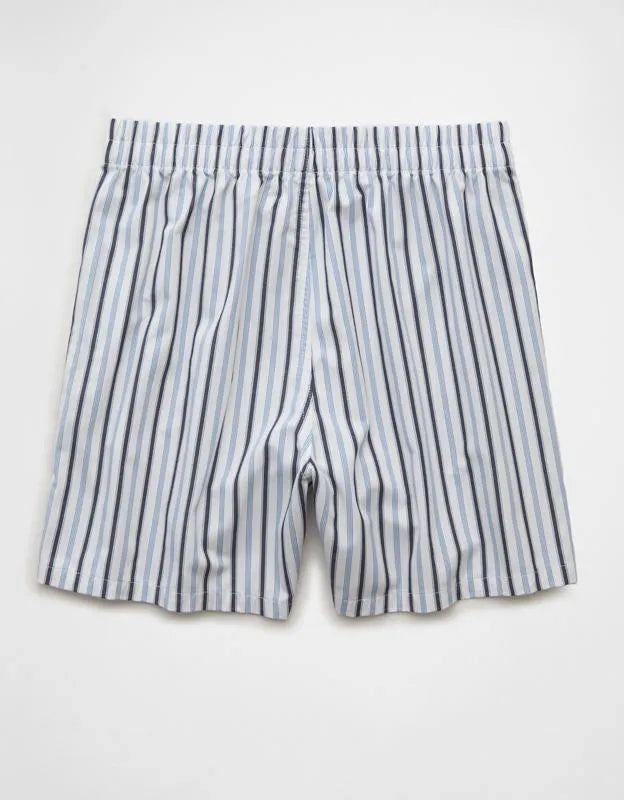 AEO Men's Striped Poplin Pocket Boxer Short