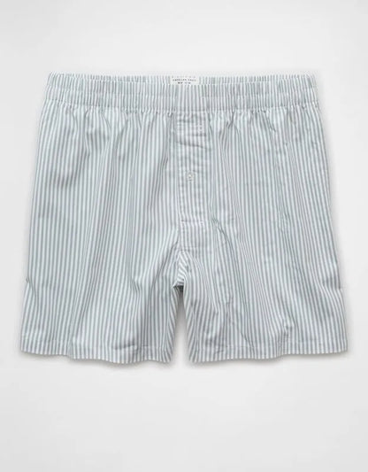 AEO Men's Striped Poplin Pocket Boxer Short