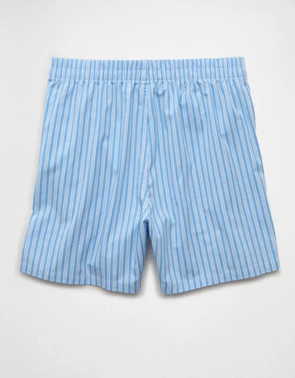 AEO Men's Striped Poplin Pocket Boxer Short