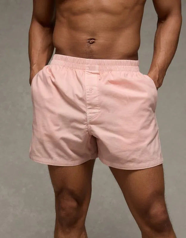 AEO Men's Poplin Classic Pocket Boxer Short