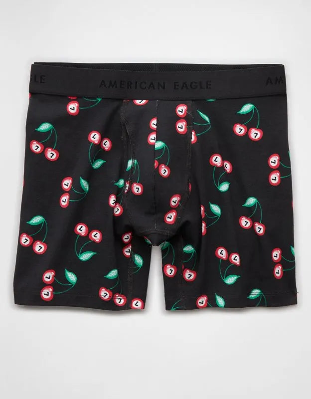 AEO Men's Food 6" Classic Cotton Boxer Brief