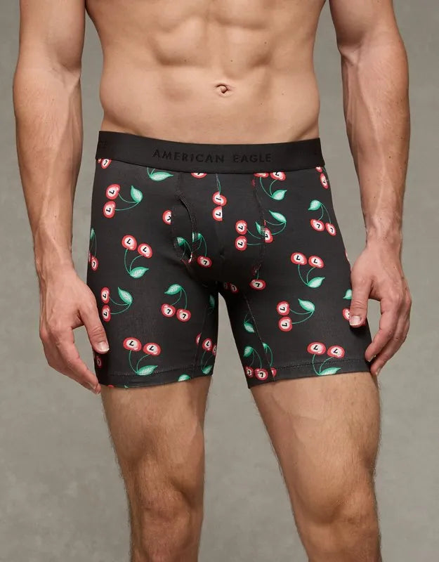 AEO Men's Food 6" Classic Cotton Boxer Brief