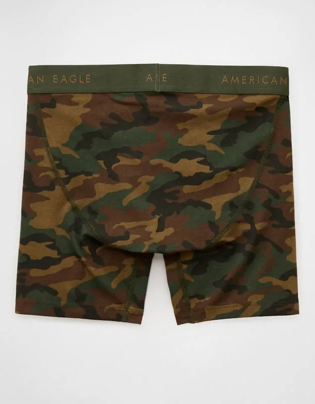 AEO Men's Camo 6" Classic Cotton Boxer Brief
