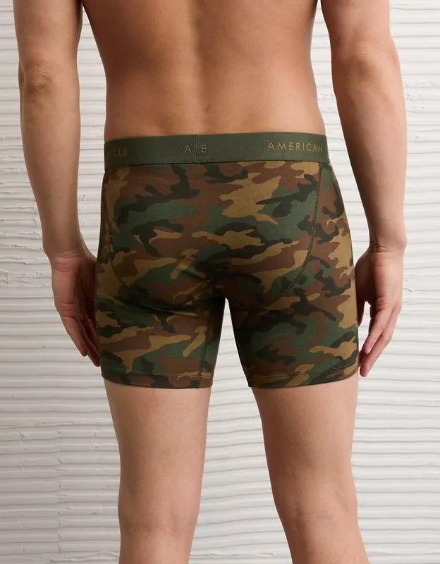AEO Men's Camo 6" Classic Cotton Boxer Brief