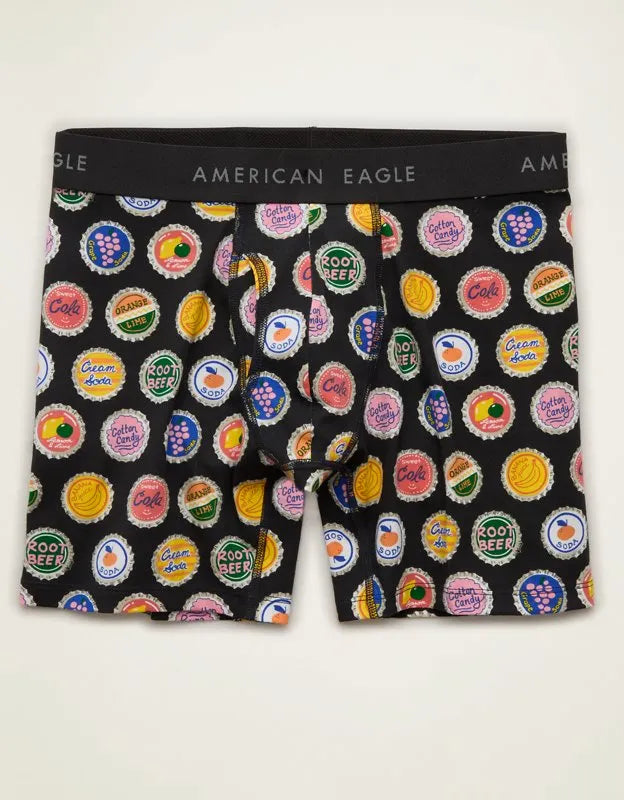 AEO Men's Drinks 6" Classic Boxer Brief