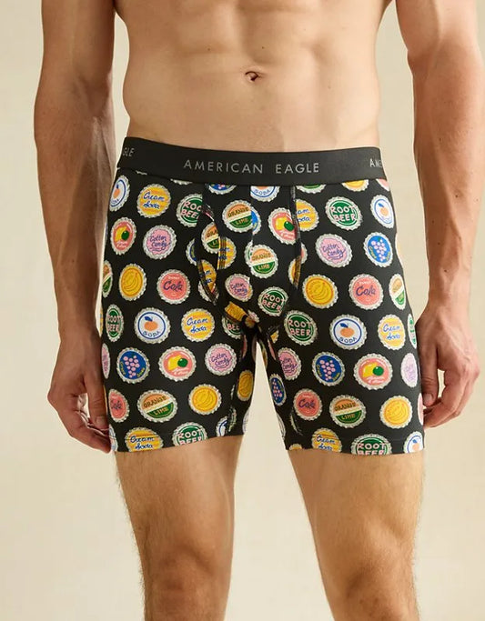 AEO Men's Drinks 6" Classic Boxer Brief