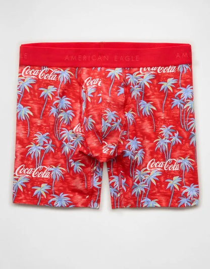 AEO Men's Coca-Cola 6" Classic Cotton Boxer Brief