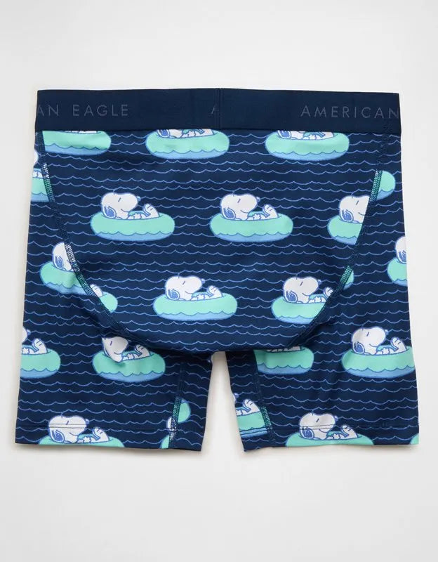 AEO Men's Snoopy 6" Classic Cotton Boxer Brief