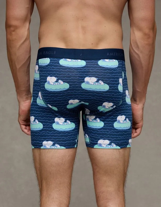 AEO Men's Snoopy 6" Classic Cotton Boxer Brief