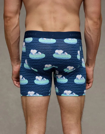 AEO Men's Snoopy 6" Classic Cotton Boxer Brief