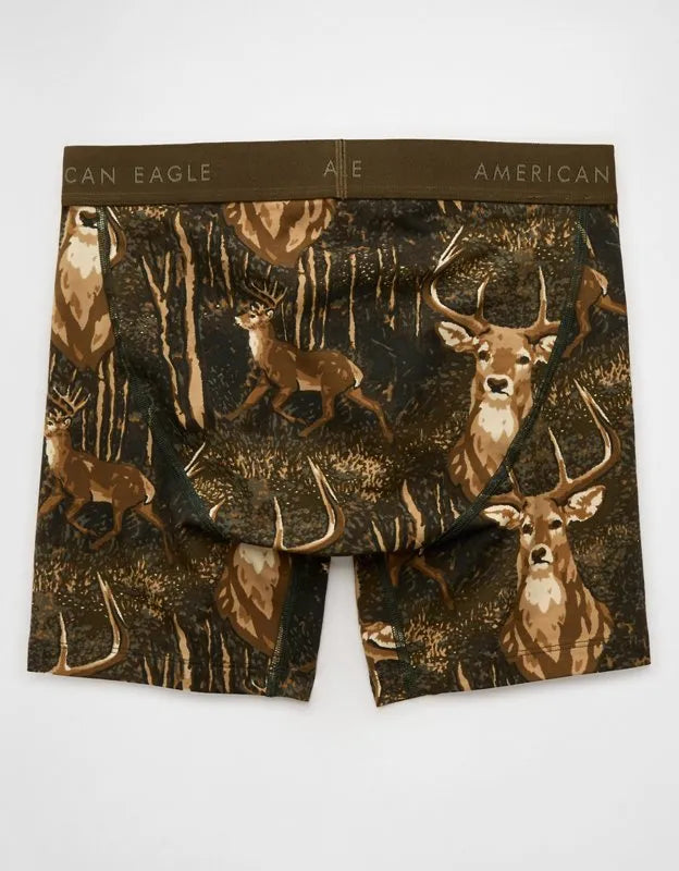 AEO Men's Camo 6" Classic Cotton Boxer Brief
