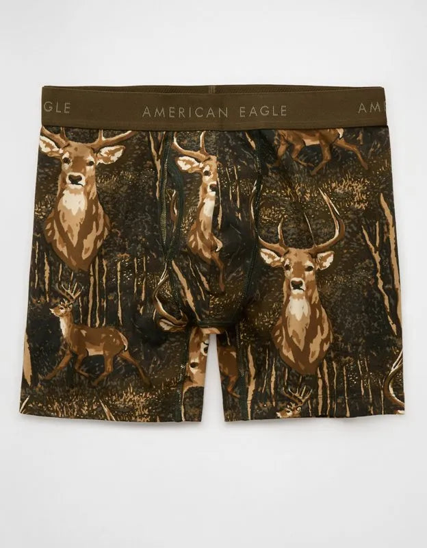 AEO Men's Camo 6" Classic Cotton Boxer Brief