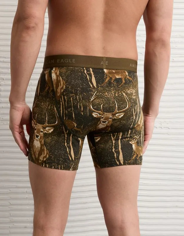 AEO Men's Camo 6" Classic Cotton Boxer Brief