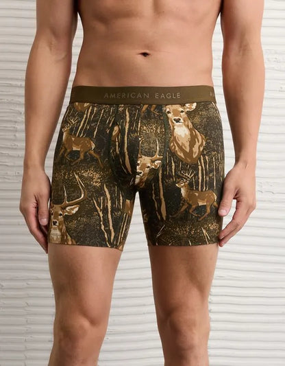 AEO Men's Camo 6" Classic Cotton Boxer Brief
