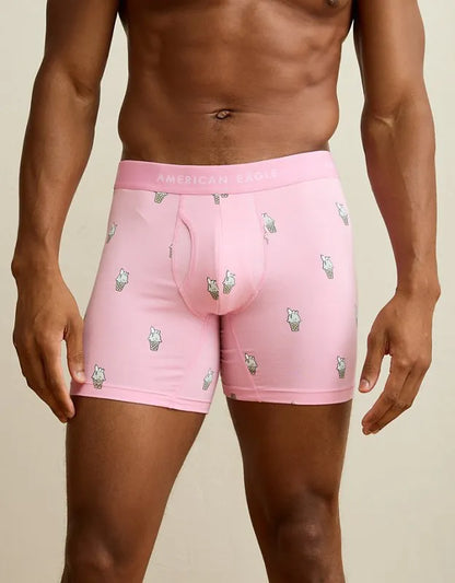 AEO Men's Snoopy 6" Classic Cotton Boxer Brief