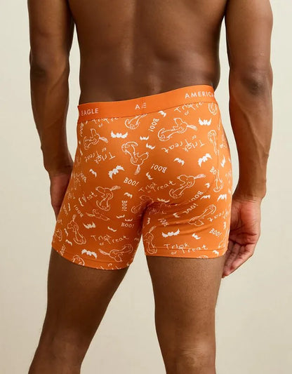 AEO Men's Halloween Snoopy 6" Classic Cotton Boxer Brief
