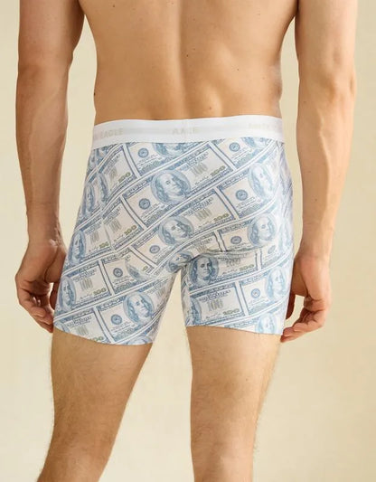AEO Men's Dollar Bills 6" Classic Boxer Brief