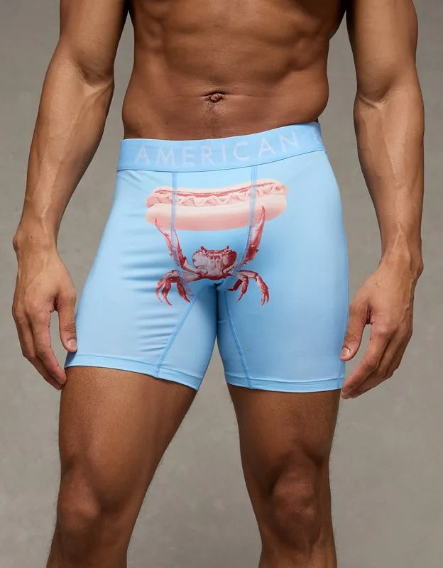 AEO Men's Food 6" Flex Boxer Brief
