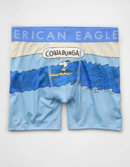 AEO Men's Snoopy 6" Flex Boxer Brief
