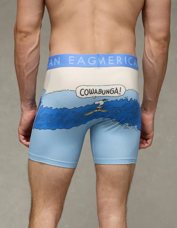 AEO Men's Snoopy 6" Flex Boxer Brief