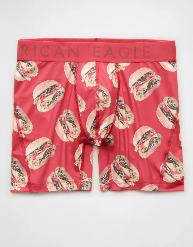 AEO Men's Food 6" Flex Boxer Brief