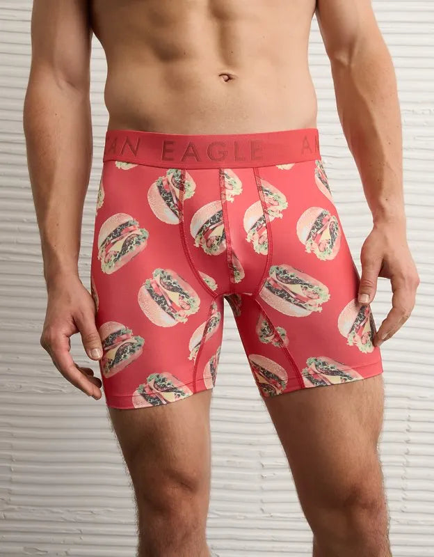 AEO Men's Food 6" Flex Boxer Brief