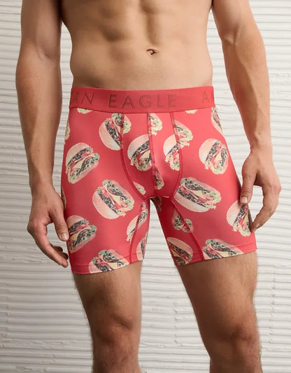 AEO Men's Food 6" Flex Boxer Brief
