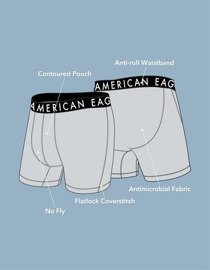 AEO Men's American Flag 6" Flex Boxer Brief
